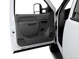  Inside of driver's side open door, window open photo